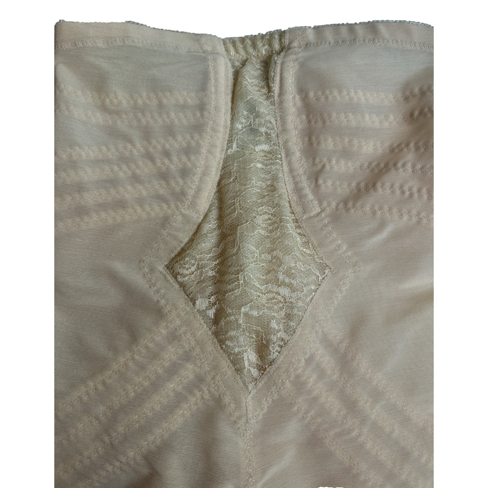 Rago Shapewear High Waist Leg Shaper Extra Firm Women's Med 28 Beige#6209 - Picture 3 of 12